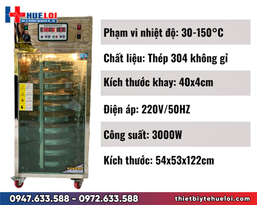 Máy sấy dược liệu 10 tầng